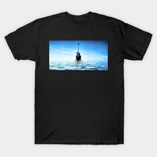 Sky Guitar 3-Reflections T-Shirt